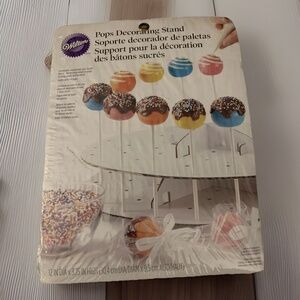 Wilton Cake Pop Decorating Display Stand holds 44 Pops NEW Sealed Christmas Cake